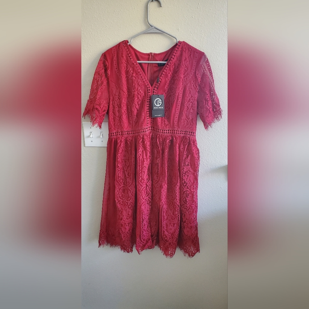 Funlingo Red Dress Nwt Size XL